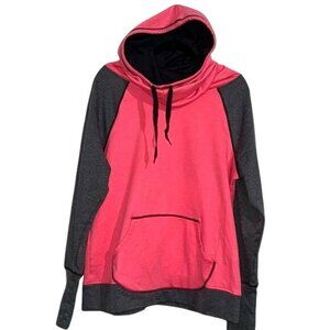 Champion Duo Dry Womens Hoodie XL Pink & Gray